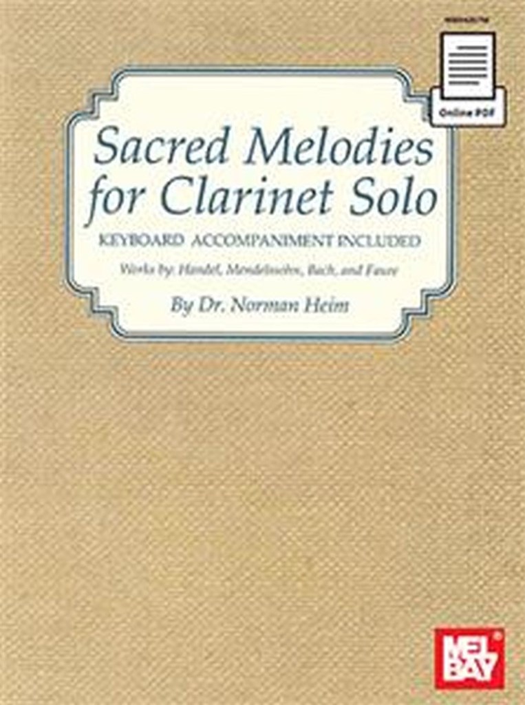Sacred Melodies for Clarinet Solo